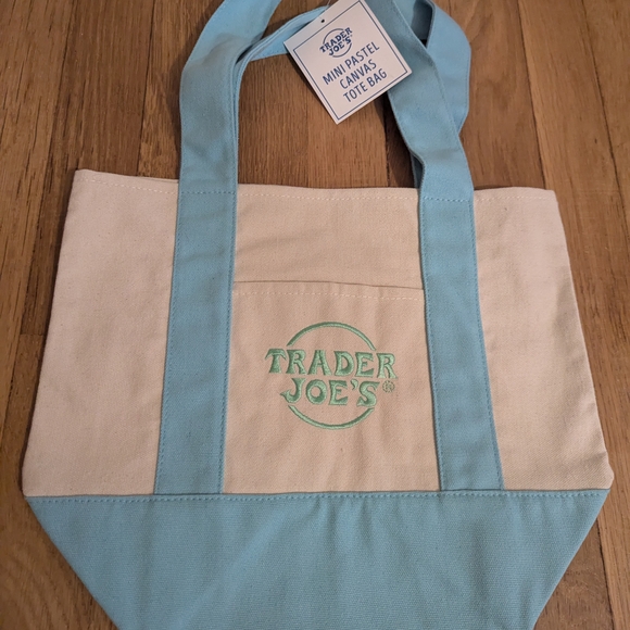 Trader Joe's Pastel Mini Tote - Limited Edition - Picture 5 of 6